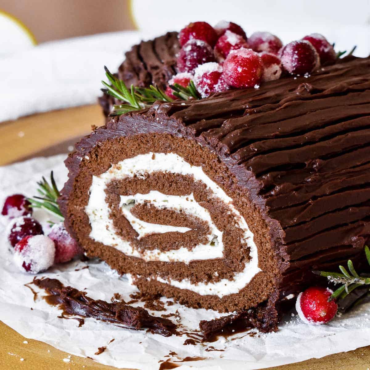 Chocolate Yuletide Log